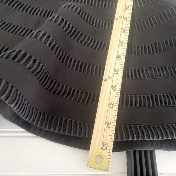 FINDERS Women’s Eyelet Fit and Flare Black Dress Size X-Large Unique Heavyweight - Picture 15 of 15